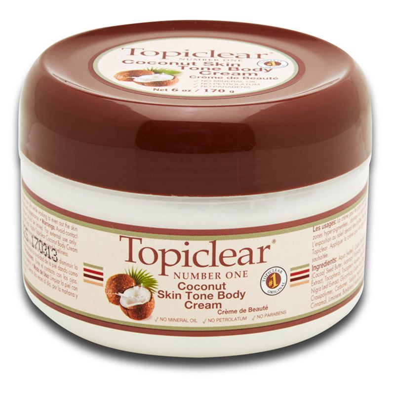 Topiclear Coconut Skin Tone Body Cream 178Ml | gtworld.be 