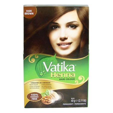 Vatika Health & Beauty Vatika Henna  Color Dark Brown Vatika Henna Hair Colour 60g