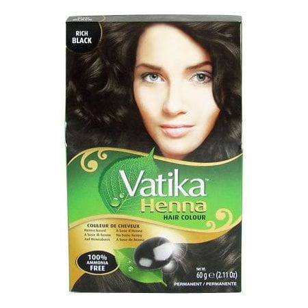 Vatika Health & Beauty Vatika Henna  Color Rich Black Vatika Henna Hair Colour 60g