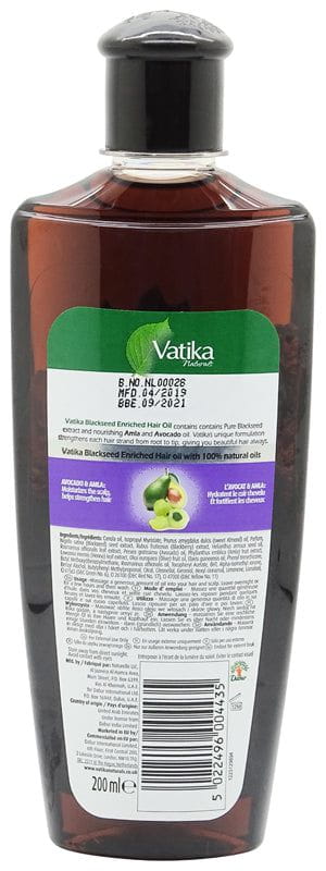 Vatika Black Seed Enriched Hair Oil 200ml | gtworld.be 