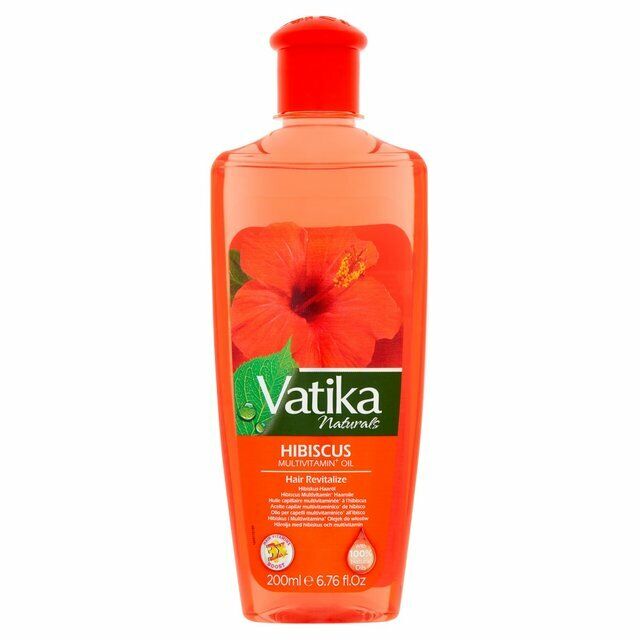 Vatika Naturals Hibiscus Multivitamin Hair Revitalize Oil 200 ml | gtworld.be 