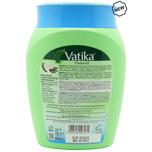 Vatika Vatika Naturals Tropical Coconut Deep Conditioning Hair Mask 1kg