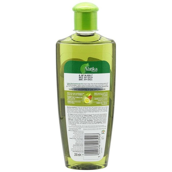 Vatika Olive Enriched Hair Oil 200ml | gtworld.be 