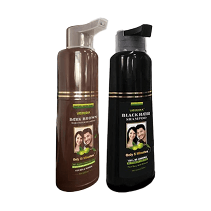 Veinira Hair Color Shampoo Black/Dark Brown 200ml | gtworld.be Veinira Hair Color Shampoo Black/Dark Brown 200ml | gtworld.be