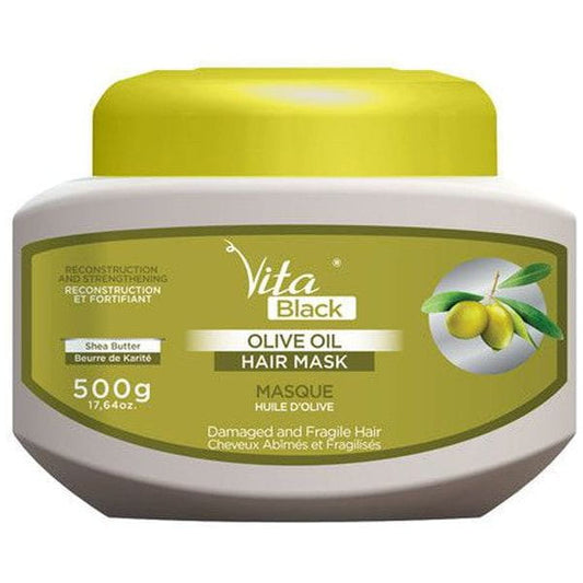 Vita Black Health & Beauty Vita Black Olive Oil Hair Mask 500G