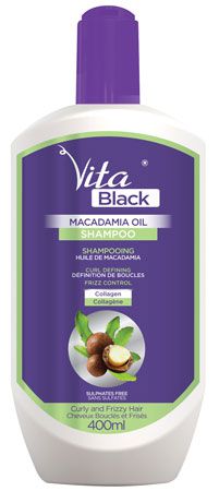 Vita Black Macadamia Oil Shampoo 400Ml | gtworld.be 