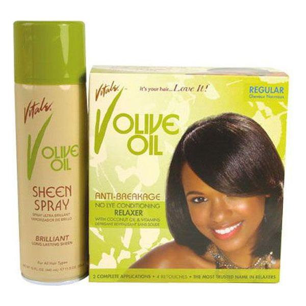 Vitale Health & Beauty Vitale Olive Oil Relaxer Kit Two App Reg