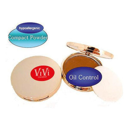 ViVi Health & Beauty Vivi Oil Control Compact Powder Dark 8G