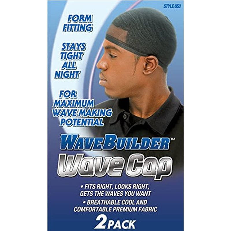 WaveBuilder WaveBuilder Wave Cap - Black (2 pack)