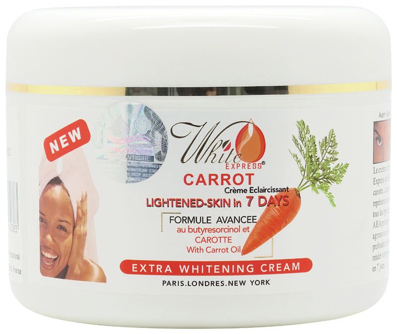 White Express Carrot Lightened Skin in 7 Days Extra Whitening Cream 500ml | gtworld.be 