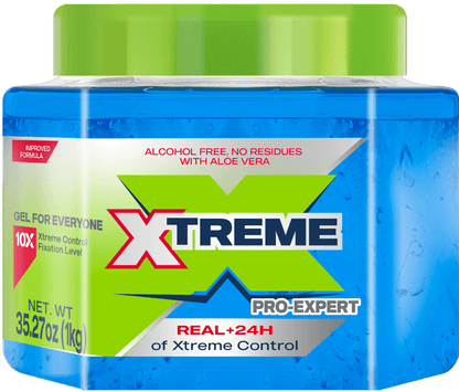 Xtreme Xtreme Pro-Expert Blue Styling Hair Gel Xtreme Control W Aloe Vera 35.27oz/1Kg