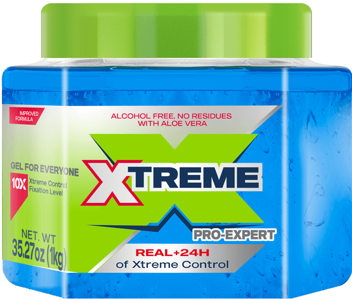 Xtreme Xtreme Pro-Expert Blue Styling Hair Gel Xtreme Control W Aloe Vera 35.27oz/1Kg