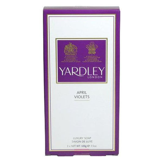 Yardley Health & Beauty Yardley April Violets Luxury Soap 3X100G