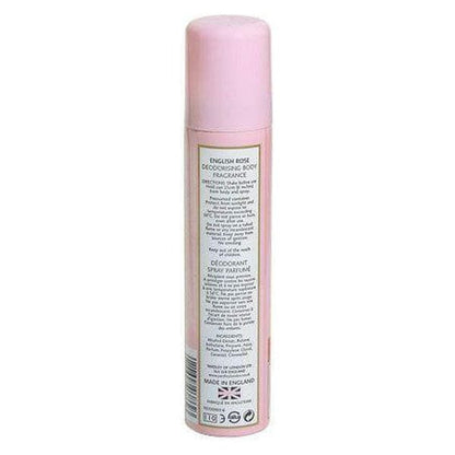 Yardley Health & Beauty Yardley English Rose Deodorant Spray Perfume 75ml