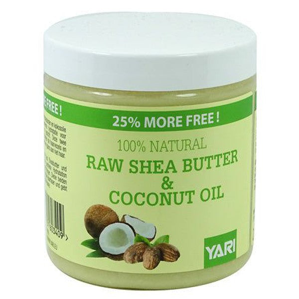 Yari 100% natural raw shea butter & coconut oil 250ml | gtworld.be 