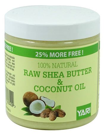Yari 100% natural raw shea butter & coconut oil 250ml | gtworld.be 