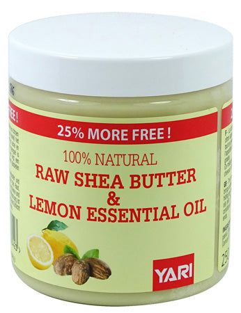 Yari 100% Natural Raw Shea Butter & Lemon Essential Oil 250ml | gtworld.be 