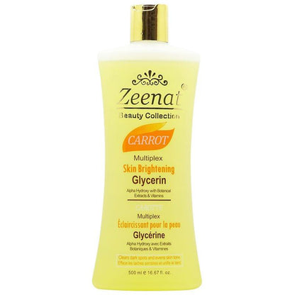 Zeenat Health & Beauty Zeenat Carrot Multiplex Skin Lightening Glycerin 500ml