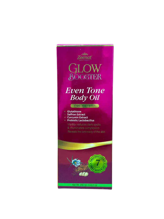 Zeenat Health & Beauty Zeenat Glow Booster EvenTone Body Oil 250ml