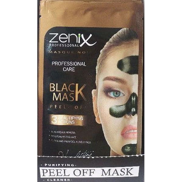 Zenix Health & Beauty Zenix Black Mask Purifying Peel off Mask 15g Sachet