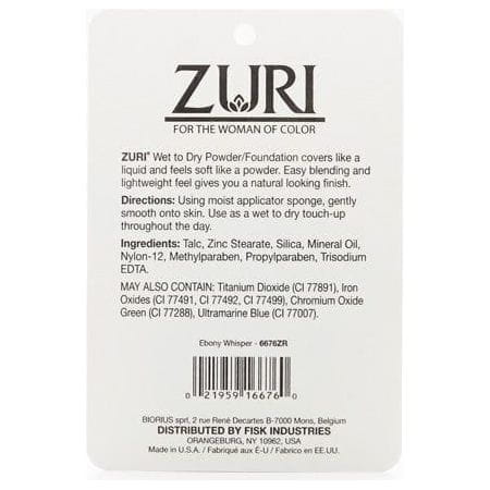 Zuri Health & Beauty Zuri Naturally Sheer Wet to Dry Powder/Foundation 11g