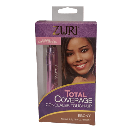 Zuri Health & Beauty Zuri Total Coverage Concealer Touch-Up Ebony Zuri Smooth Matte Finish Total Coverage Concealer Touch-Up 2.9g