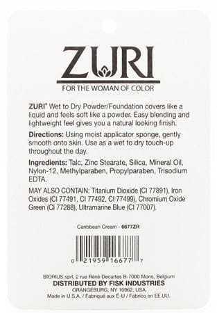 Zuri Naturally Sheer Wet to Dry Powder/Foundation 11g | gtworld.be 