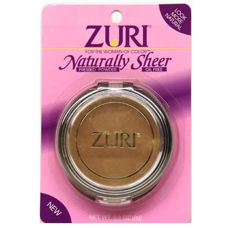 Zuri Zuri Pressed Powder Oil Free, Natural Brown 9g